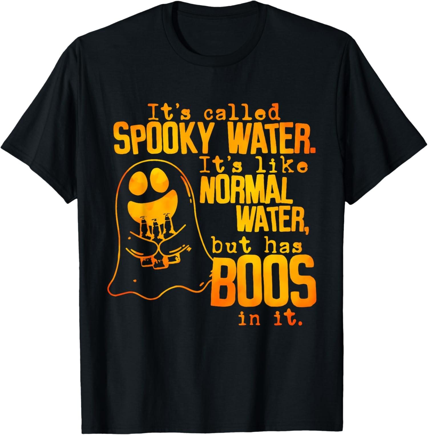 It s Called Spooky Water Funny Halloween Unisex T-Shirt S разноцветный