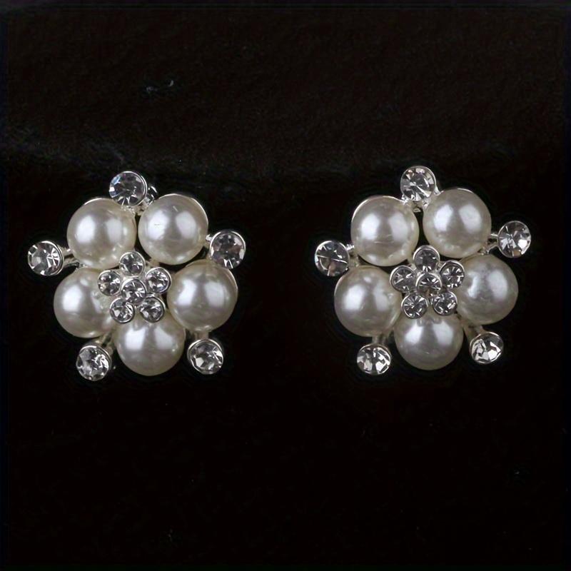 High End and Atmospheric Flower Necklace with A Pair of Earrings Set, 4-row Bead Necklace, Wedding Banquet, Evening Party, Engagement Jewelry