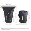 25L Waterproof Bike Bicycle Rear Rack Pannier Bag Cycling Rear Seat Bag Shoulder Bag