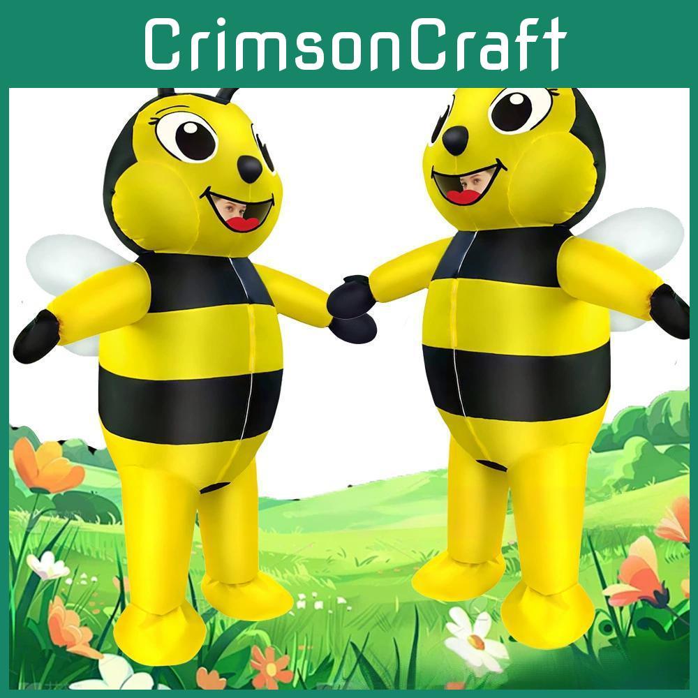 Festive Inflatable Bee Suit Made From Polyester For Themed Parties And Outdoor Celebrations
