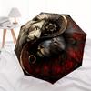 Yin Yang Lions: A Symbolic Fusion of Strength and HarmonyUmbrella, Portable 3-Fold Compact Umbrella for Men & Women Gift
