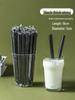 ZISIZ Individually Wrapped Disposable Plastic Straws