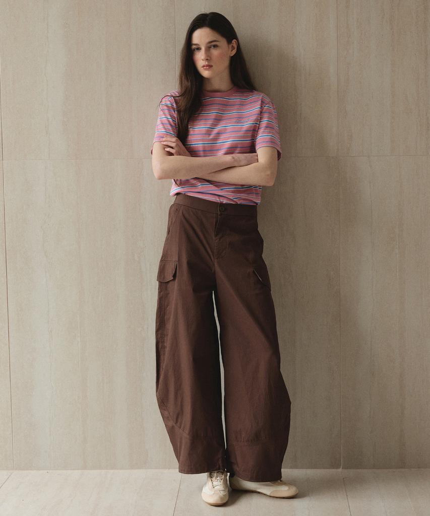 Seutyudioaenpaleukeu Cargo Cutline Pants_Brown