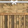 Vintage Distressed Music Score Pattern Collage Paper for Crafting and Decoration