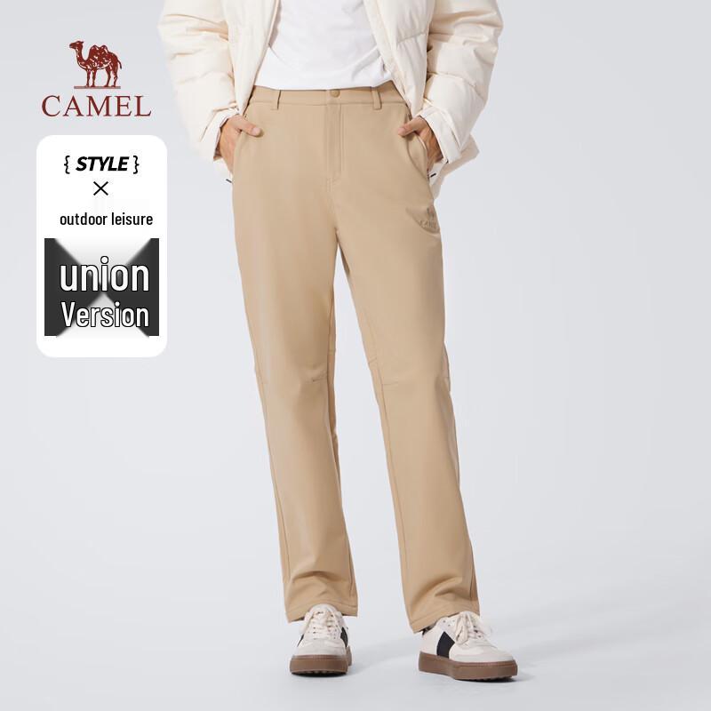

CAMEL Men s Fleece-Lined Water-Resistant Softshell Outdoor Pants 3XL