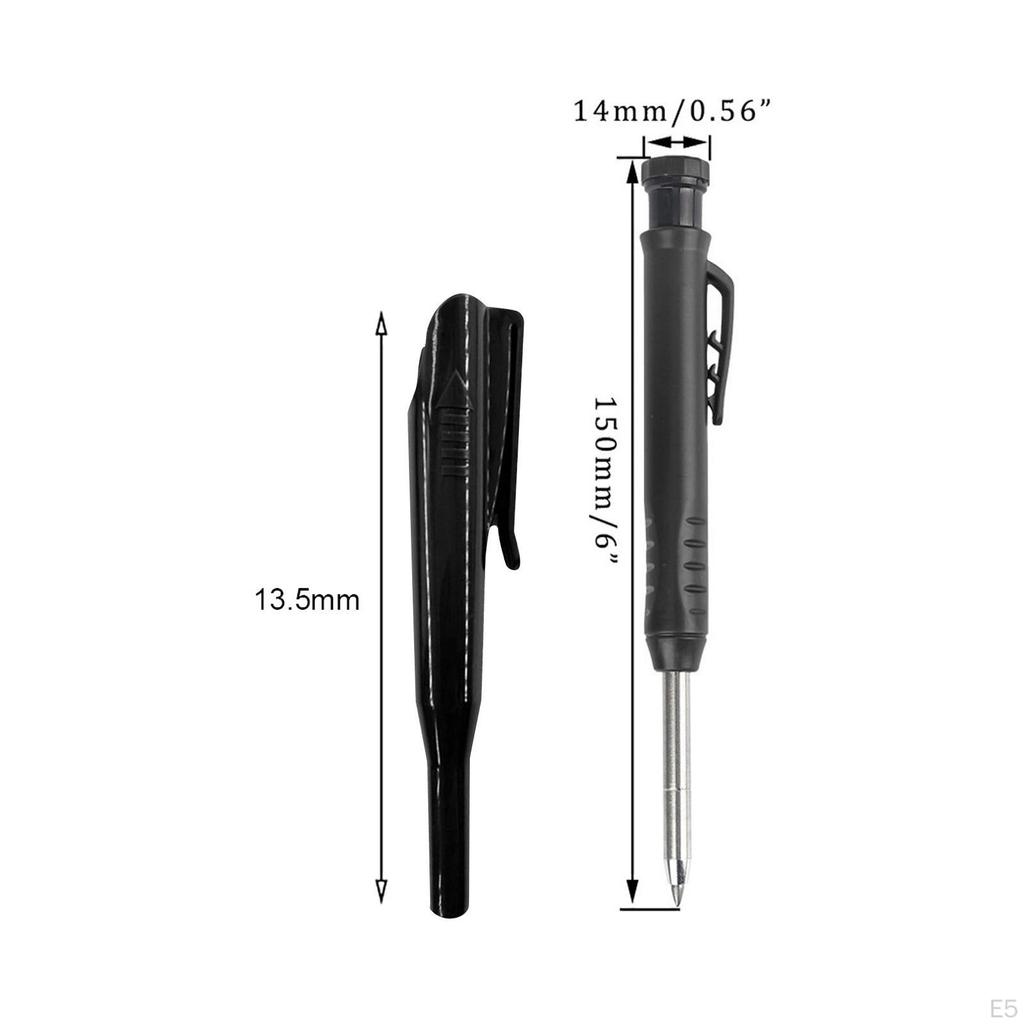 Carpenter Pencil Deep Hole Marker Hardware Drafting Mechanical Woodworking Marking Tool for