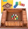 Game Close The Box Wooden Dice Game Board Game Dice - 30X30Cm