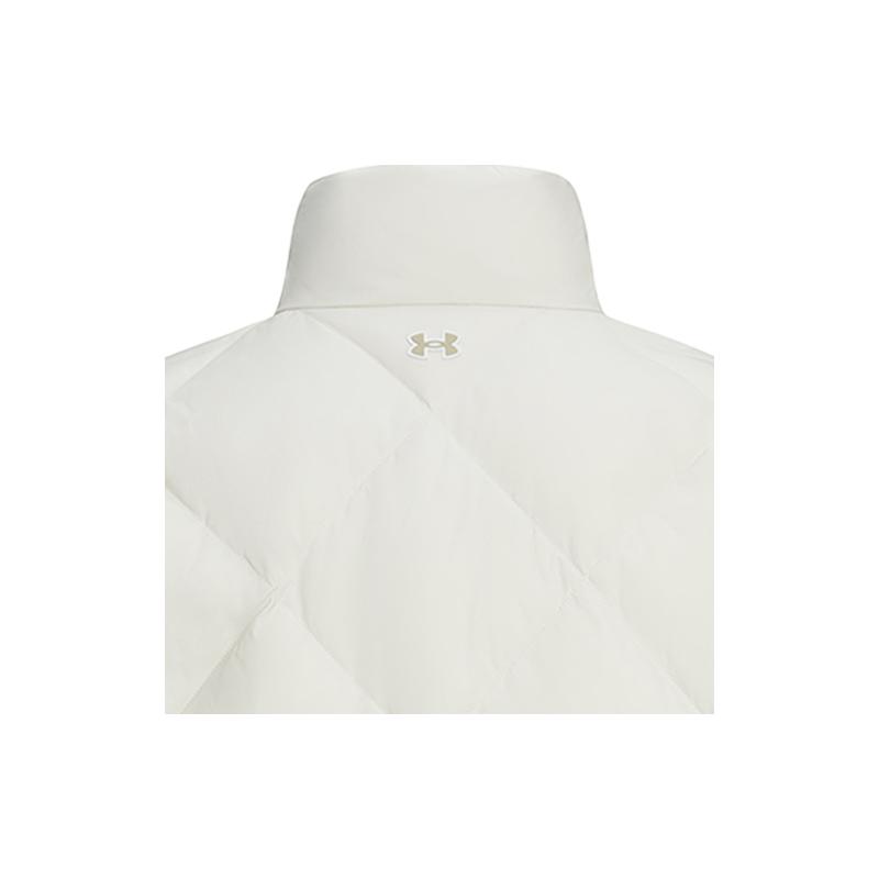 Under Armour Elicit 600 Fill Warm Sports Casual Short Down Jacket Outdoor Stand Collar Loose Fit Women Jacket 6003971-110