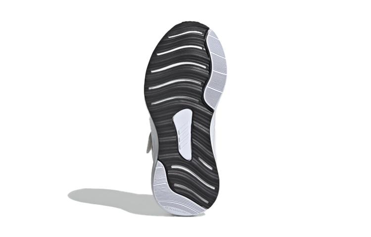 adidas Fortarun EL K Abrasion Resistant Abrasion Resistant Low Top Kids' Running Shoes White Black Kids' FW2578