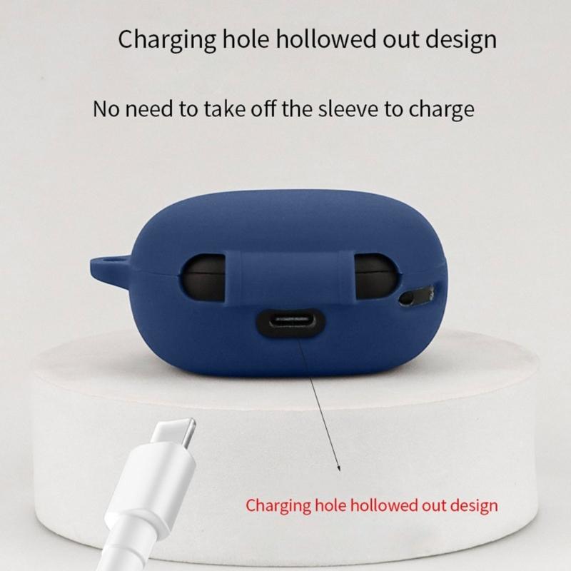 Earphone Silicone Case Scratch-resistant Protective Cover Slip-proof All Round Protections Sleeve for P25i Earbud