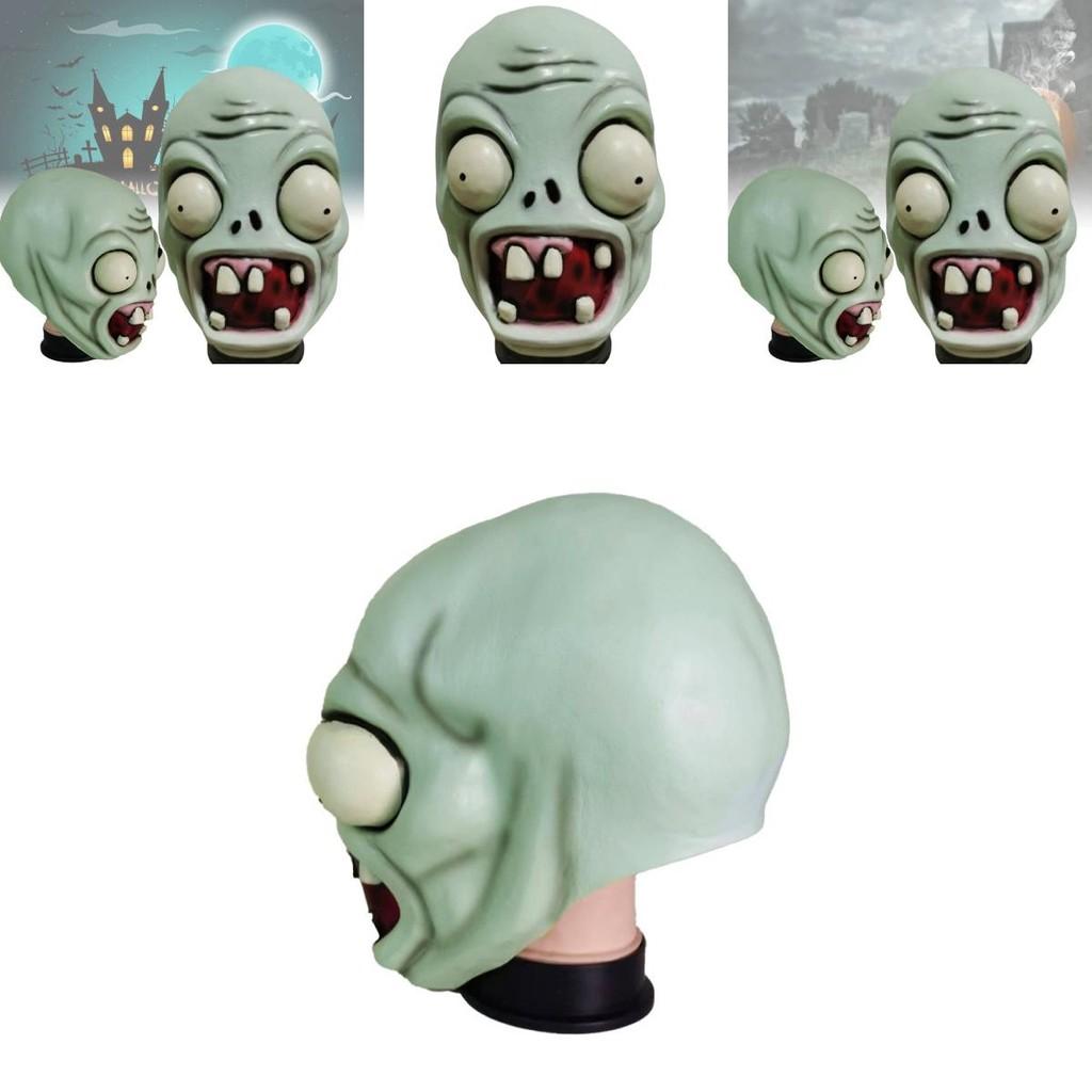 Klasse Spielmaske mit Crazy Dave in furchterregendem Latexdesign für Halloween- und Osterfeiern