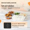100-Pack Disposable Square 5-Compartment Plastic Meal Prep Containers with Lids (1500ml)