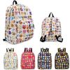 Kid Backpack Emoticons Smiling Face Emoticons Travel Cute Canvas School Backpack