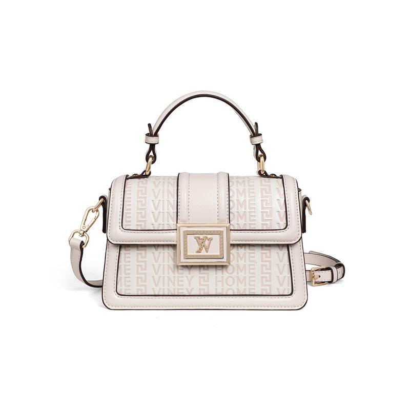 Bag Women's New Summer Fashion Women's Bag Messenger Bag Embossed Handbag High-end Small Square Bag Luggage