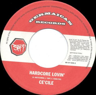 7inch Record CE'CILE / SPECTACULAR - Hardcore Lovin' / Move GR070082 Germaican Recor 2003 Germany Reggae, Ska & Dub Used