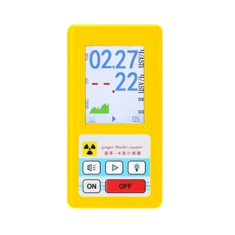 BR-6 Geiger Sayacı Nükleer Radyasyon Dedektörü Kişisel Dozimetre X-ışını Beta Gama Dedektörü LCD Radyoaktif Test Cihazı Mermer Aracı