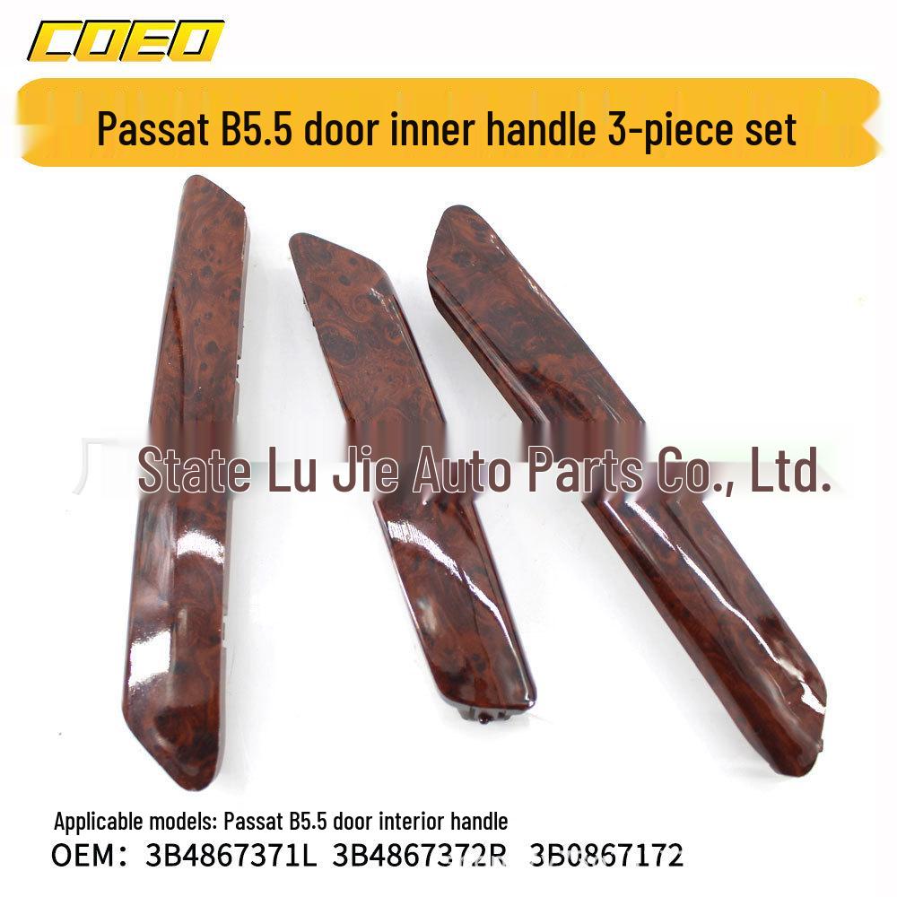 Volkswagen Passat B5.5 98-05 Door Inner Handle Cover, Peach Wood Finish, 3B0 867 172.