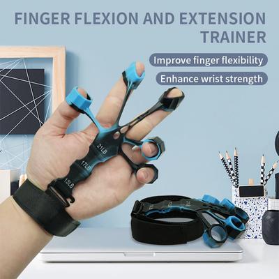 Farbiger Silikon-Handgriff, Handkraft-Trainer, 3-stufige Anpassung, Fitness-Fingergreifer, Gymnastik-Expander, Tragbares Fitness-Tool