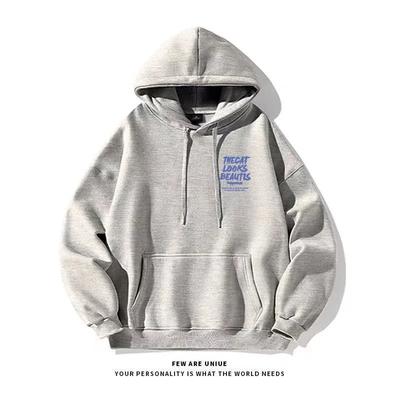 Denna katt ser väldigt vacker ut med en fleece-hoodie