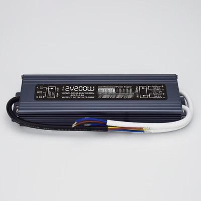 GEEPUT 12V 200W IP67 Waterproof Ultra-thin LED Power Supply