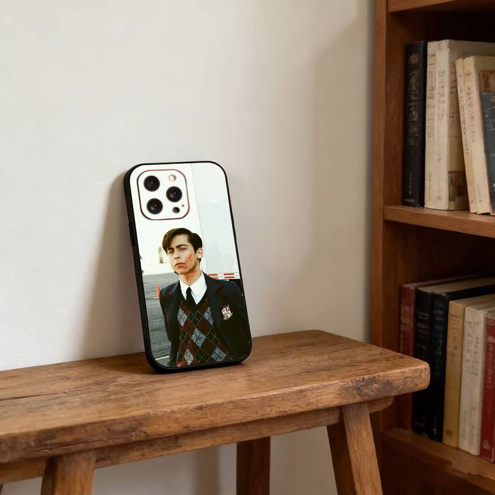 Aidan Gallagher Phone Case For iPhone 17,16,15,14,13,12,11 Plus,Pro Max,XS,Soft Silicone Black Cover