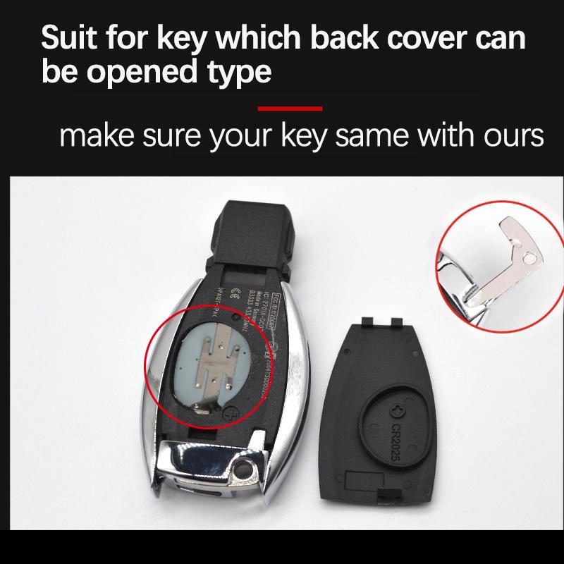 Smart Car Key Fob 3/4buttons 315/434Mhz BGA NEC for For Mercedes Benz 2000+ No-keyless Remote Card DIY Fob Control