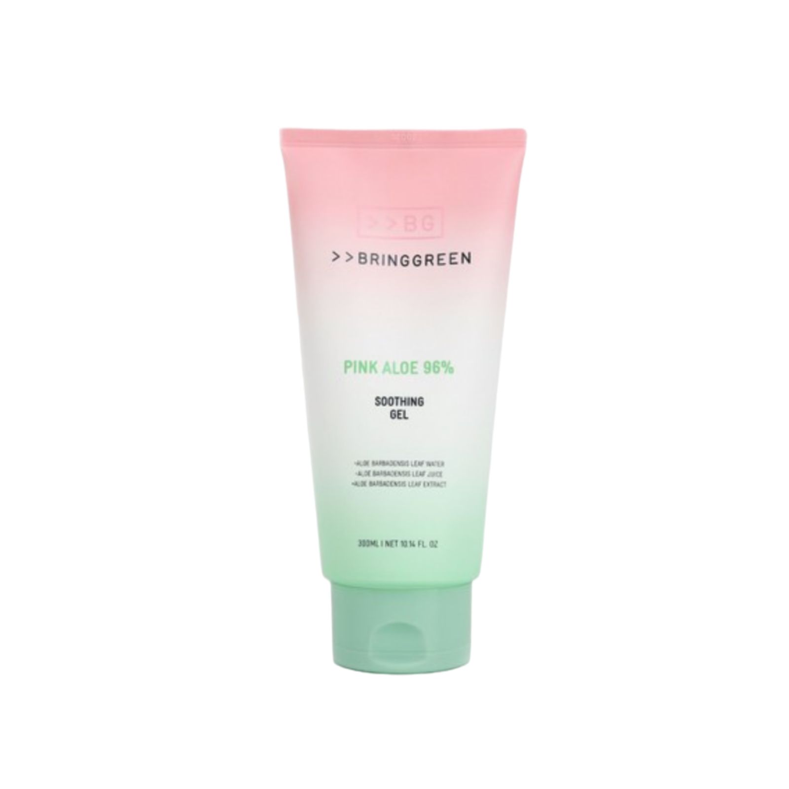 BRING GREEN Pink Aloe 96% Soothing Gel 300mL(10.14 fl. oz.) 1ea