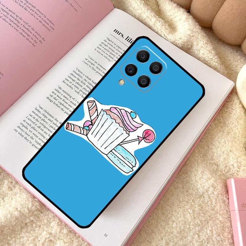 Macarons Cake Dessert Case For Samsung Galaxy M32 M52 M15 M11 M12 M13 M14 M06 M16 M36 M56 M31 M53 M35 M55 M34 M54