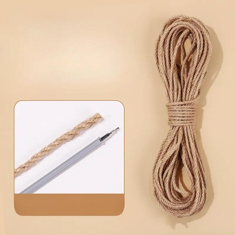 Rascador para Gatos Cuerda de Sisal DIY Rascador de Sisal para Gatos Cuerda Rascador para Gatos Árbol Rascador Protector de Muebles Rascador