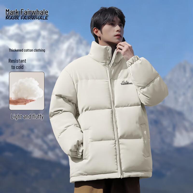 Mark Fairwhale Men's Winter Stand Collar Puffer Jacket
