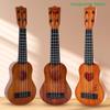 26/35cm Gitarre Schreibtisch Dekoration 4 Saiten Musikinstrument Mit Paddeln Simulierend Yukrili
