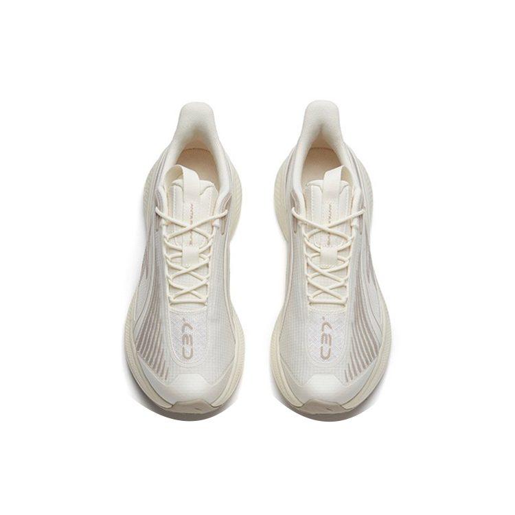 Anta C37 2.0 Comfortable Cushioning Slip Resistant Abrasion Resistant Breathable Low top Running Shoes Men's White Gray 112145537R-9
