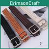 Vintage Style Womens Woven Waist Belt With Alloy Buckle For Casual And Work