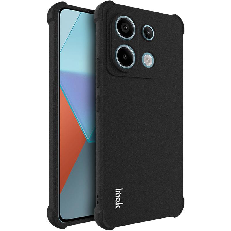 

IMAK For Xiaomi Redmi Note 13 Pro 5G/Poco X6 5G Case Reinforced Corners Matte Phone Cover Black