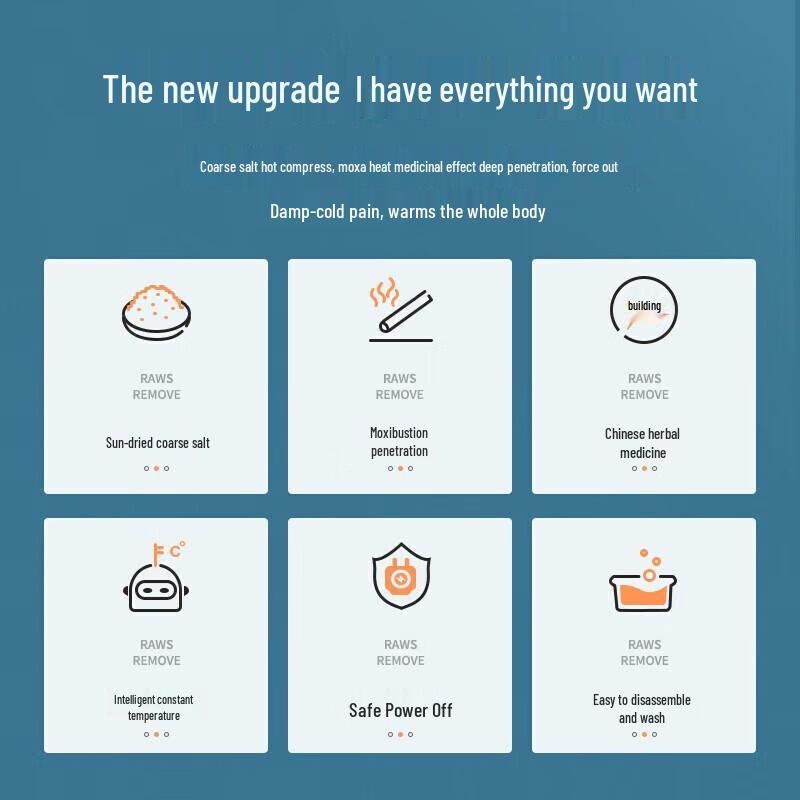 AUX Electric Heated Body Massager