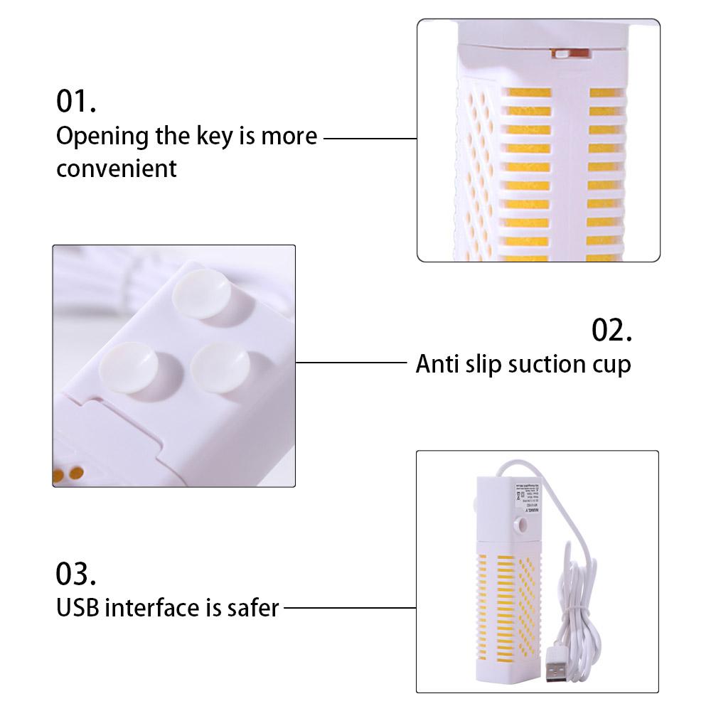 Plastic Water Purifier Silent Air Pump Wave Maker Aquarium Internal Filter  Fish Tank