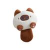 Cute Cat Plush Keychain Tail Squeaks Meow Pendant Bag Charm Cartoon