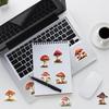 50 Cute Waterproof Watercolor Mushroom Stickers - Creative Decorative Stickers for Suitcases & Computers
