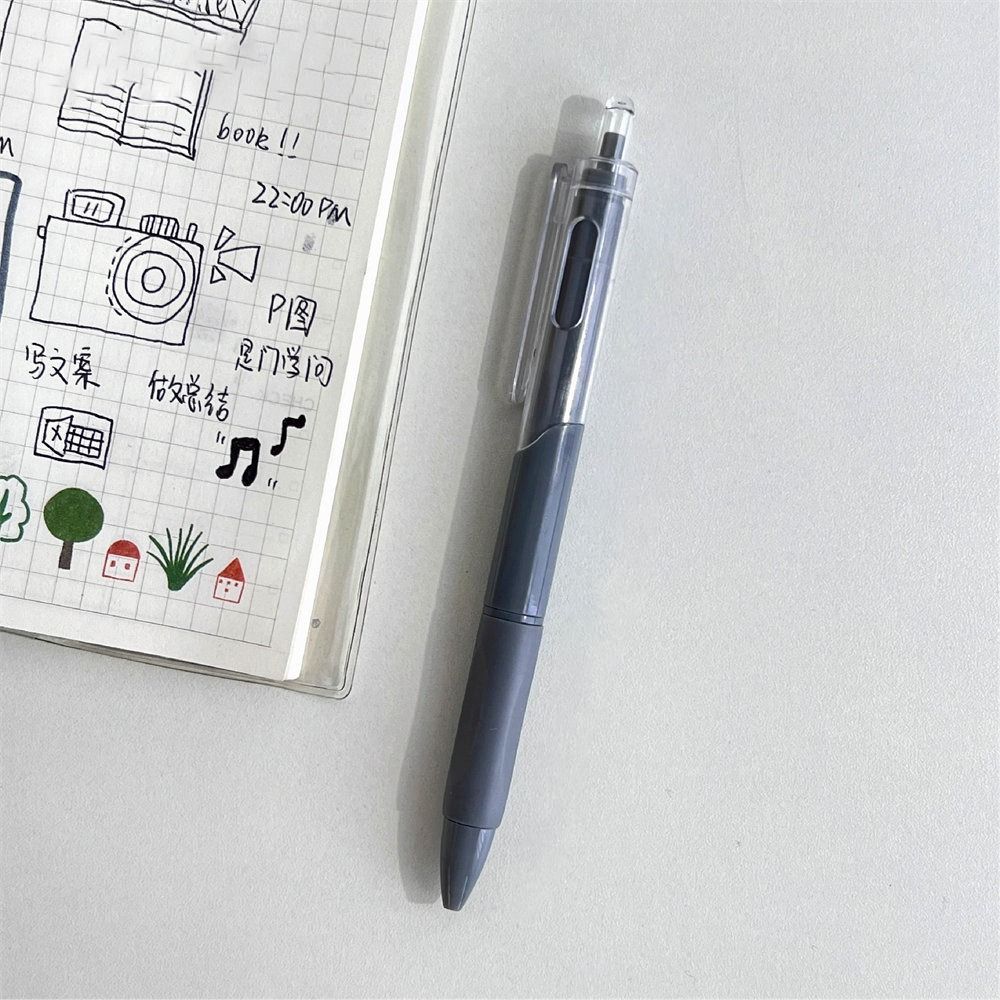 

High Beauty Morandi Press Neutral Pen Creative Signature Pen Writing Supplies Writing Pen School серый