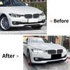 Labio Splitter Chin Spoiler Delantero Para BMW Serie 3 F30 F31 2013-2019 Parachoques Estándar Kit de Carrocería de Modificación Exterior Accesorios