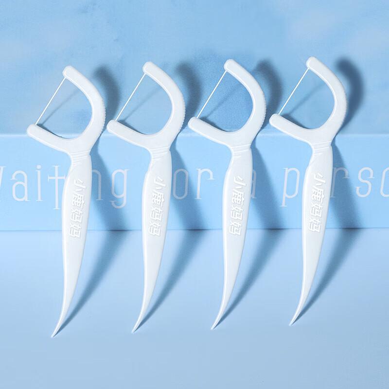 FAWNMUM Dazzling Tiger Dental Floss Picks, 100 Count