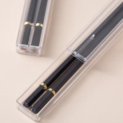 Tragbare japanische Essstäbchen mit Aufbewahrungsetui