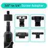 Bracket Mount Screw,3/8 Female To 1/4 Male Screw Adapter for Tripod Accessories / Microphone Holder / Camera Mount