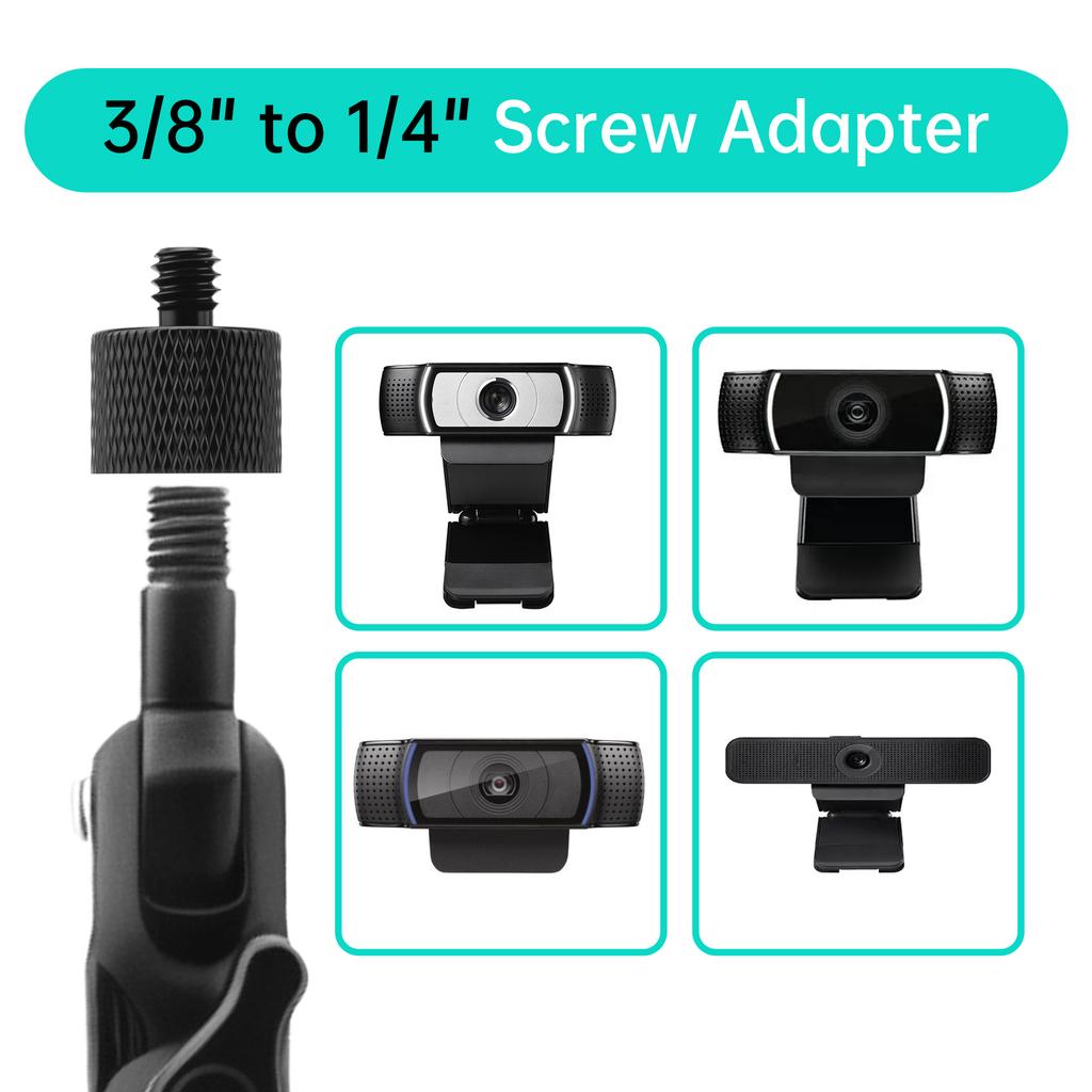 Bracket Mount Screw,3/8 Female To 1/4 Male Screw Adapter for Tripod Accessories / Microphone Holder / Camera Mount