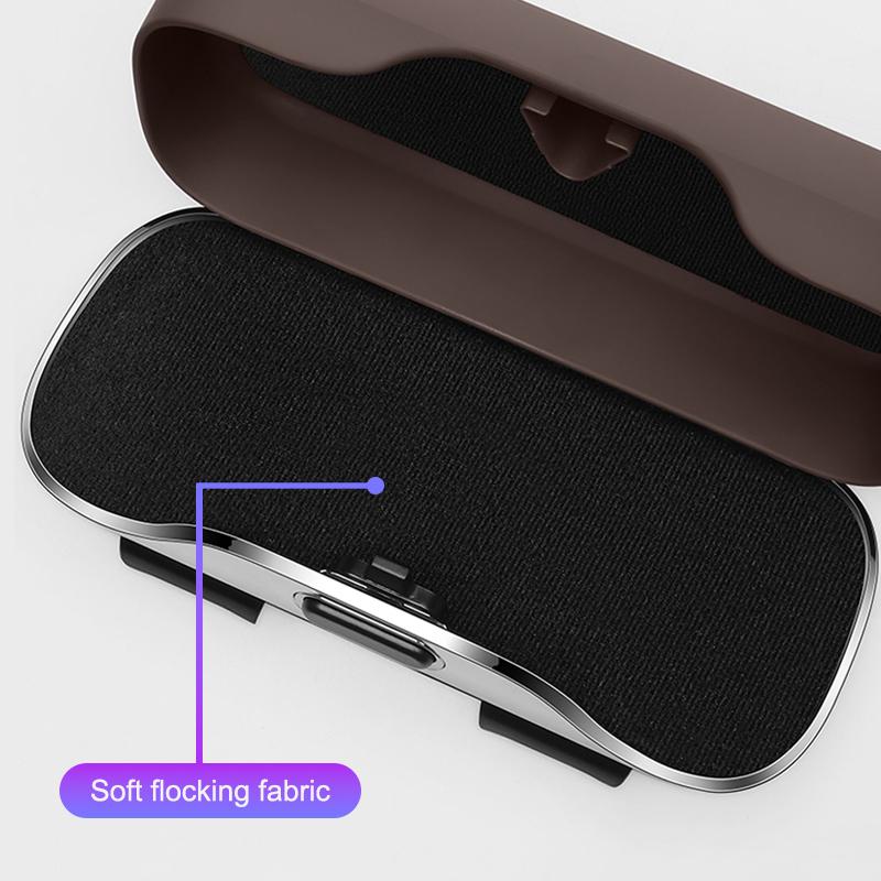 Car Glasses Box Visor Eyeglasses Case For Mazda 3 6 2 5 CX5 CX3 Atenza MX5 CX7 Axela CX30 CX90 CX60 CX50 Sunglasses Holder Acces