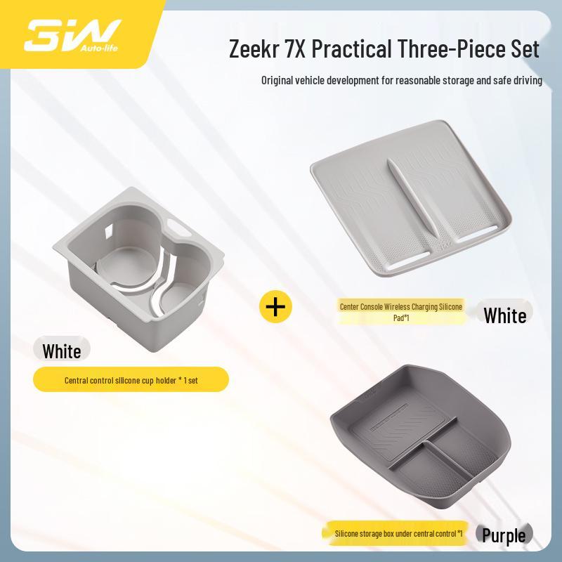 Zeekr 7X Mittelkonsolen-Silikon-Anti-Rutsch-Schutzmatte mit Wireless Charging-Kompatibilität