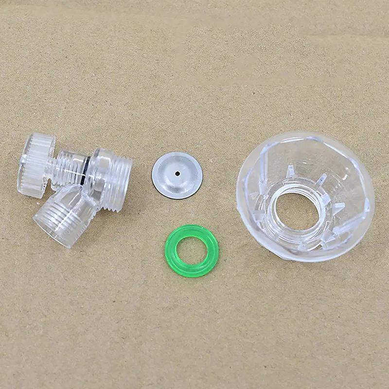 Şeffaf Yüksek Basınçlı Pestisit Püskürtücü Nozulu Sulama Ayarlanabilir Sulama Hava Vorteksi Nozulu Bahçecilik Haşere Kontrolü