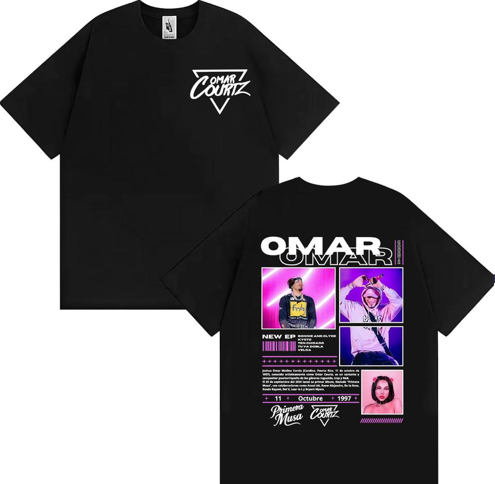 Omar Courtz Primera Musa Graphic T Shirt Men Women Clothing Hip Hop Fashion Tshirt Harajuku Casual Cotton Short Sleeve Tshirts