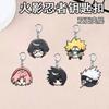 Anime Naruto Acrylic Keychain Accessaries Uzumaki Naruto Cartoon Keyring