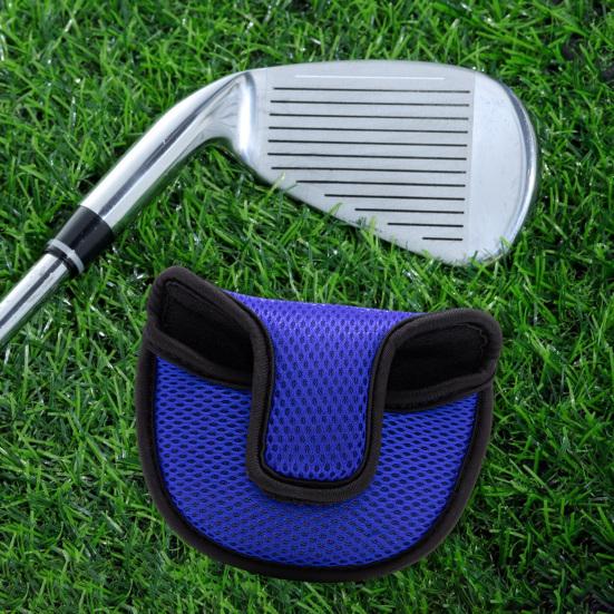 Golf Putter Headcover Portable Mesh Head Cover Versatile Club Protector with Fastener Tape for Most Golf Putters